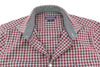 Burgundy Cotton Button-Up
