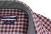 Burgundy Cotton Button-Up