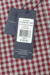 Burgundy Cotton Button-Up