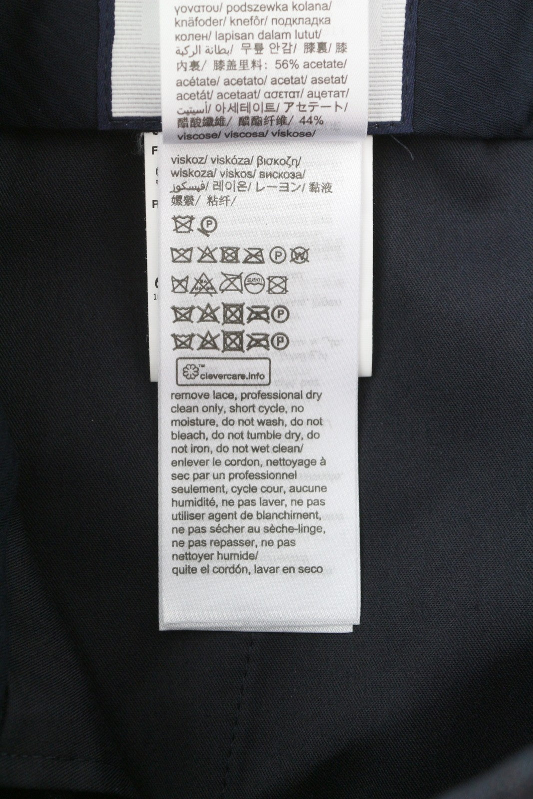 TOMMY HILFIGER x Lardini Men Trousers W31 Blue Slim Fit Textured Wool RRP179