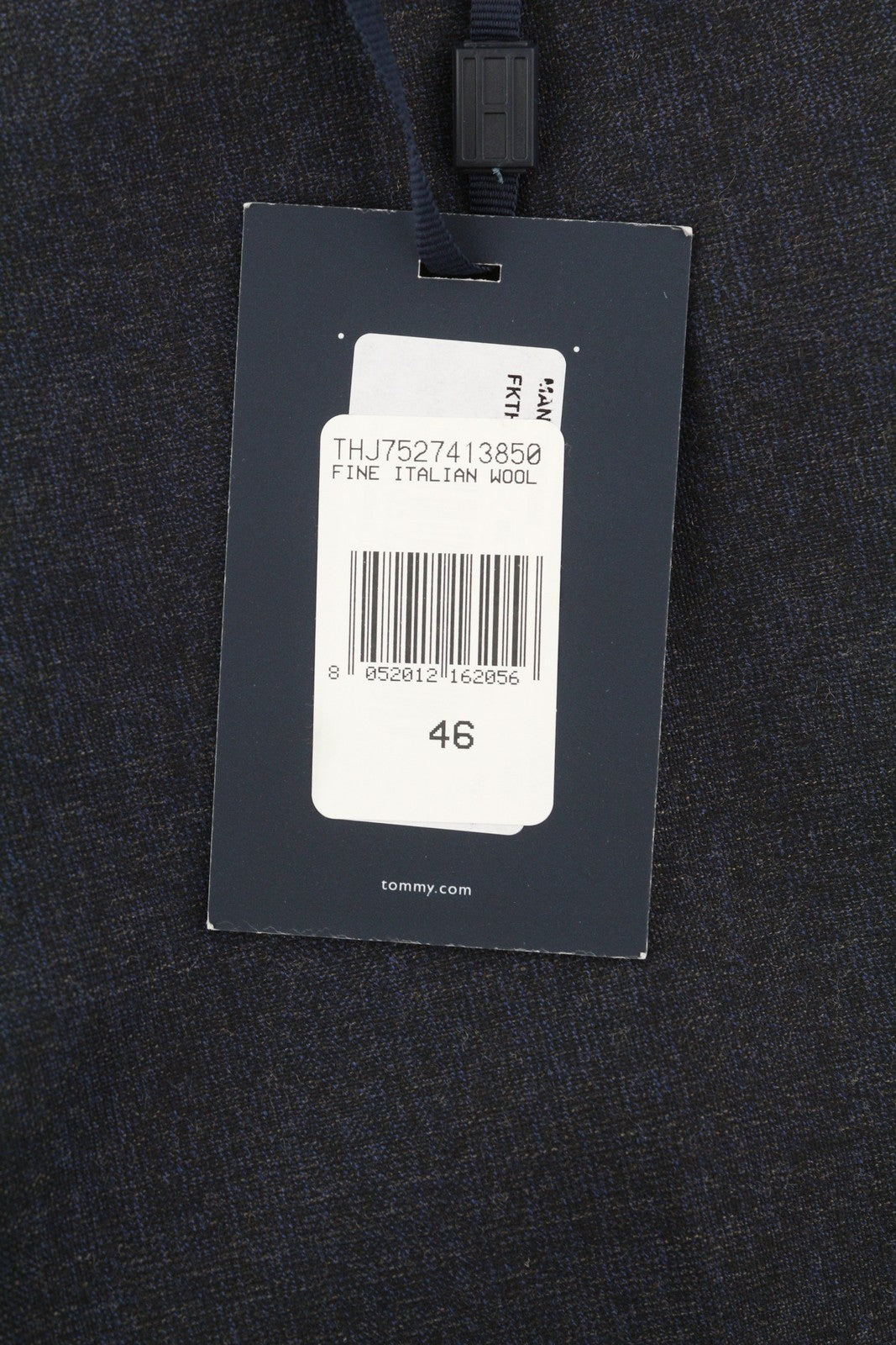 TOMMY HILFIGER x Lardini Men Trousers W31 Blue Wool Cashmere Slim Fit RRP179
