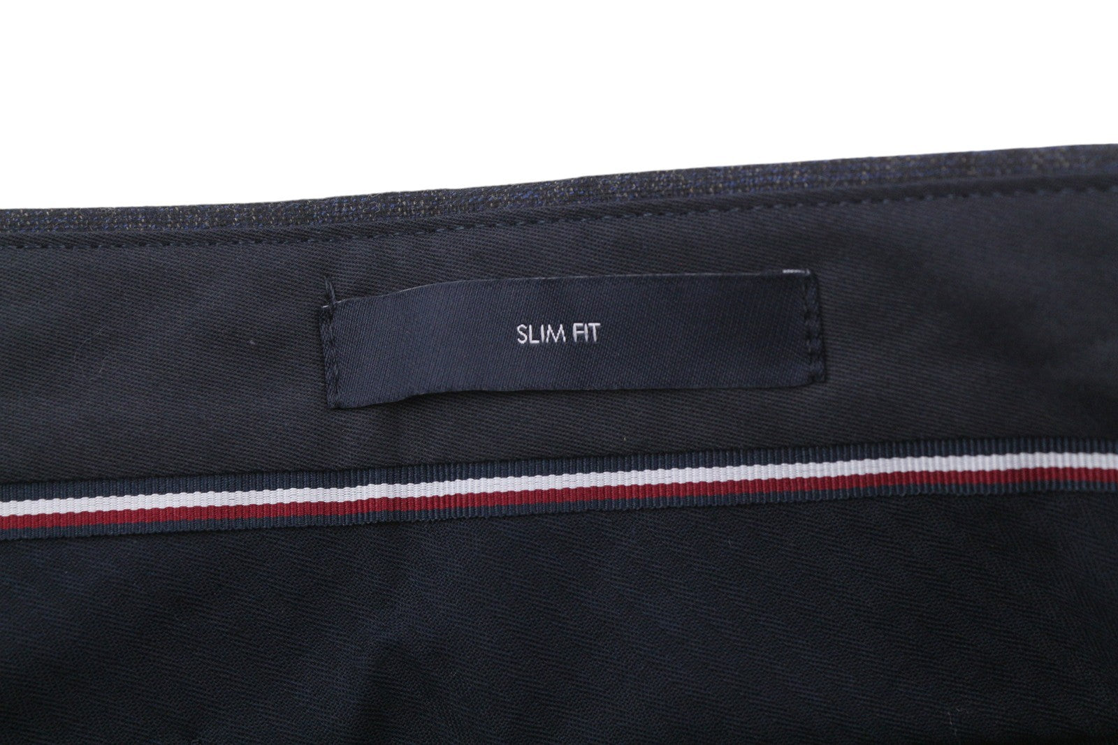 TOMMY HILFIGER x Lardini Men Trousers W31 Blue Wool Cashmere Slim Fit RRP179