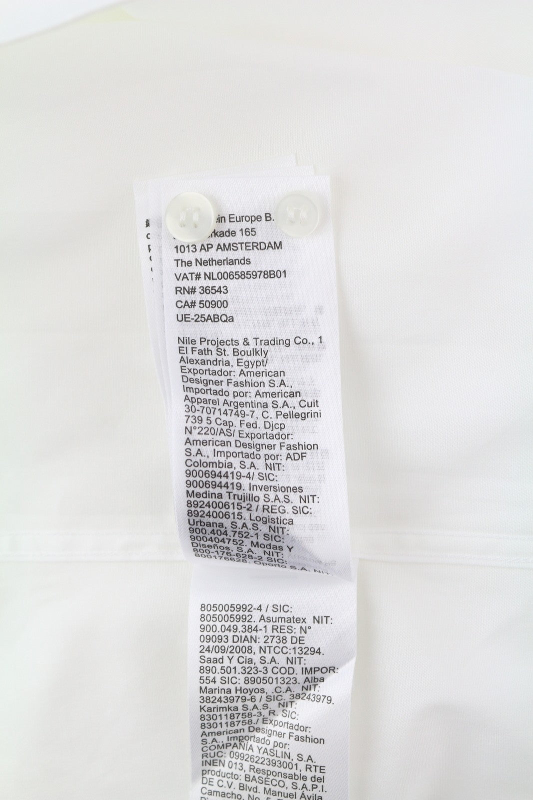 CALVIN KLEIN Evening Tuxedo Slim Men Formal Shirt M White Pleated Button-Up