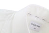 CALVIN KLEIN Evening Tuxedo Slim Men Formal Shirt M White Pleated Button-Up