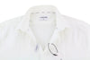 CALVIN KLEIN Evening Tuxedo Slim Men Formal Shirt M White Pleated Button-Up
