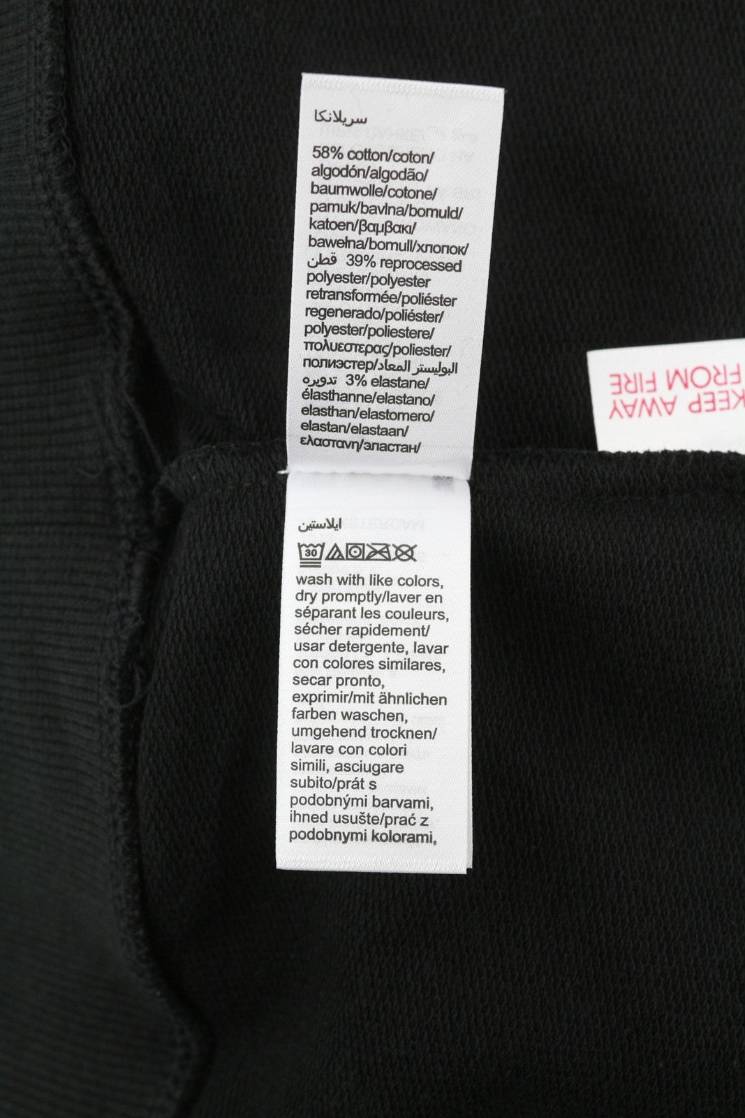 CALVIN KLEIN Men Sweatshirt M Black Pull On Crew Neck Embroidered Front Logo
