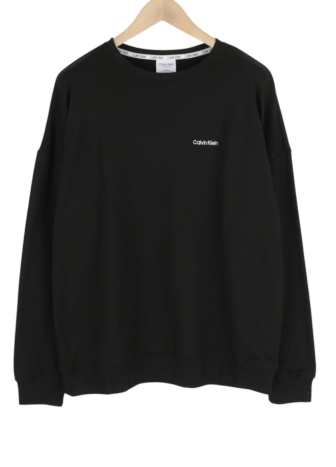 Schwarzes Sweatshirt aus Baumwolle