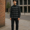 Jacket Twill Fleece Check