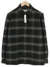 Jacket Twill Fleece Check