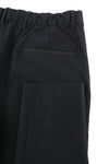 CALVIN KLEIN Crinkle Tech Stretch Men Trousers S Black Slim Fit Elastic Waist