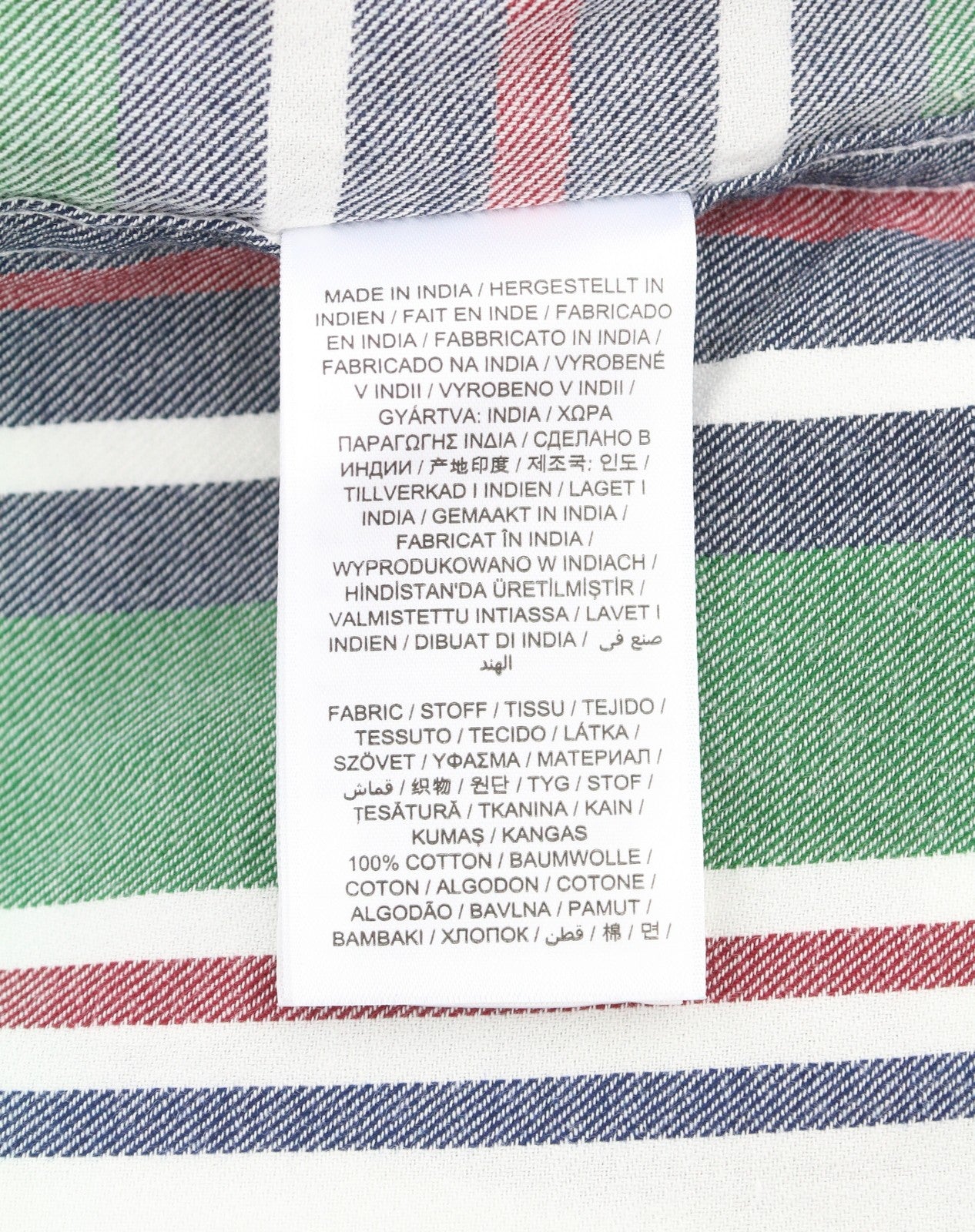 GANT Reg Flannel Banner Shield Men Shirt M Eggshell Button-Down Pocket