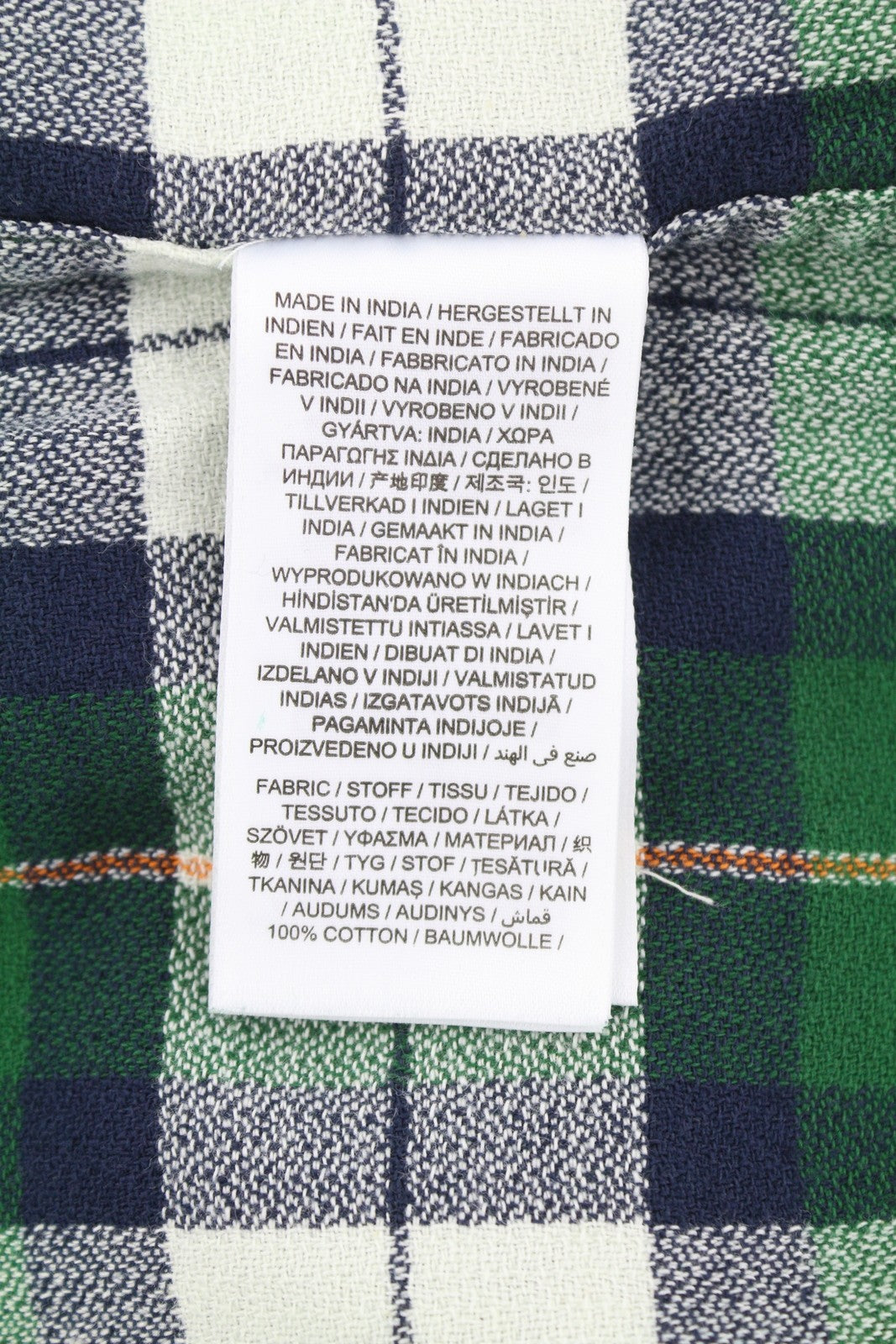 GANT Rel Texture Check Men Shirt XL Forest Green Button-Down Flannel Casual