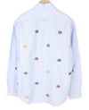 Button-Up Rel Emb Crest Oxford
