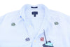 Button-Up Rel Emb Crest Oxford