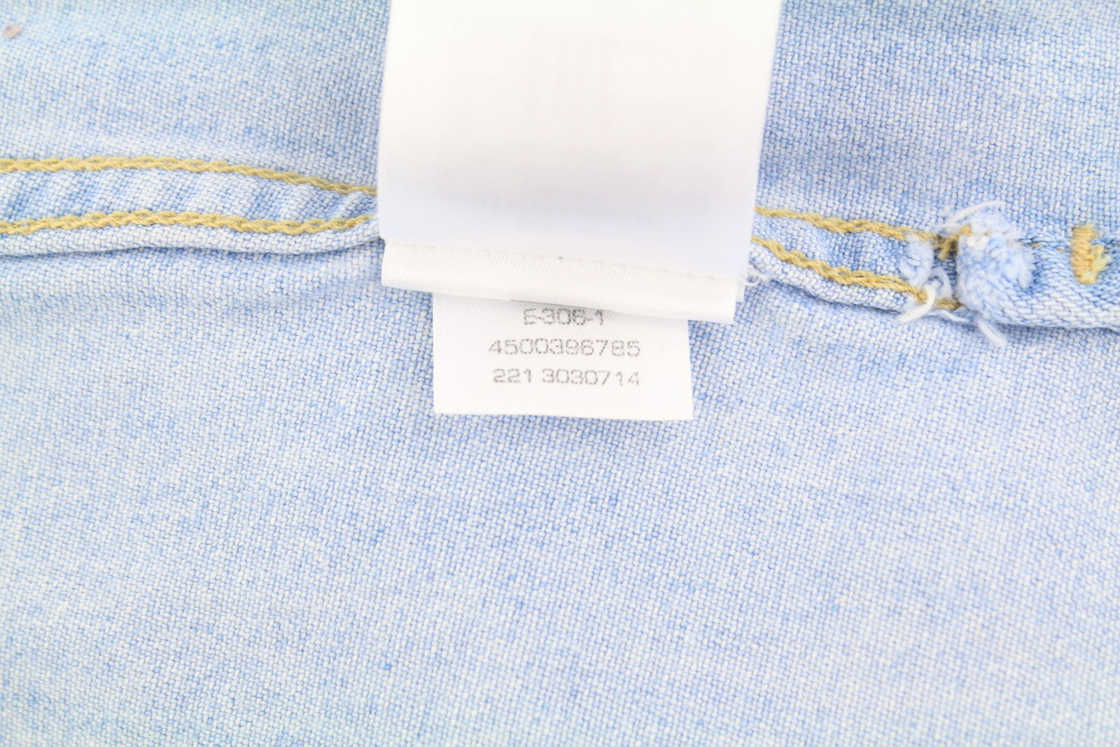 GANT Rel Denim Western Town Men Shirt XL Light Blue Snap Buttons Casual