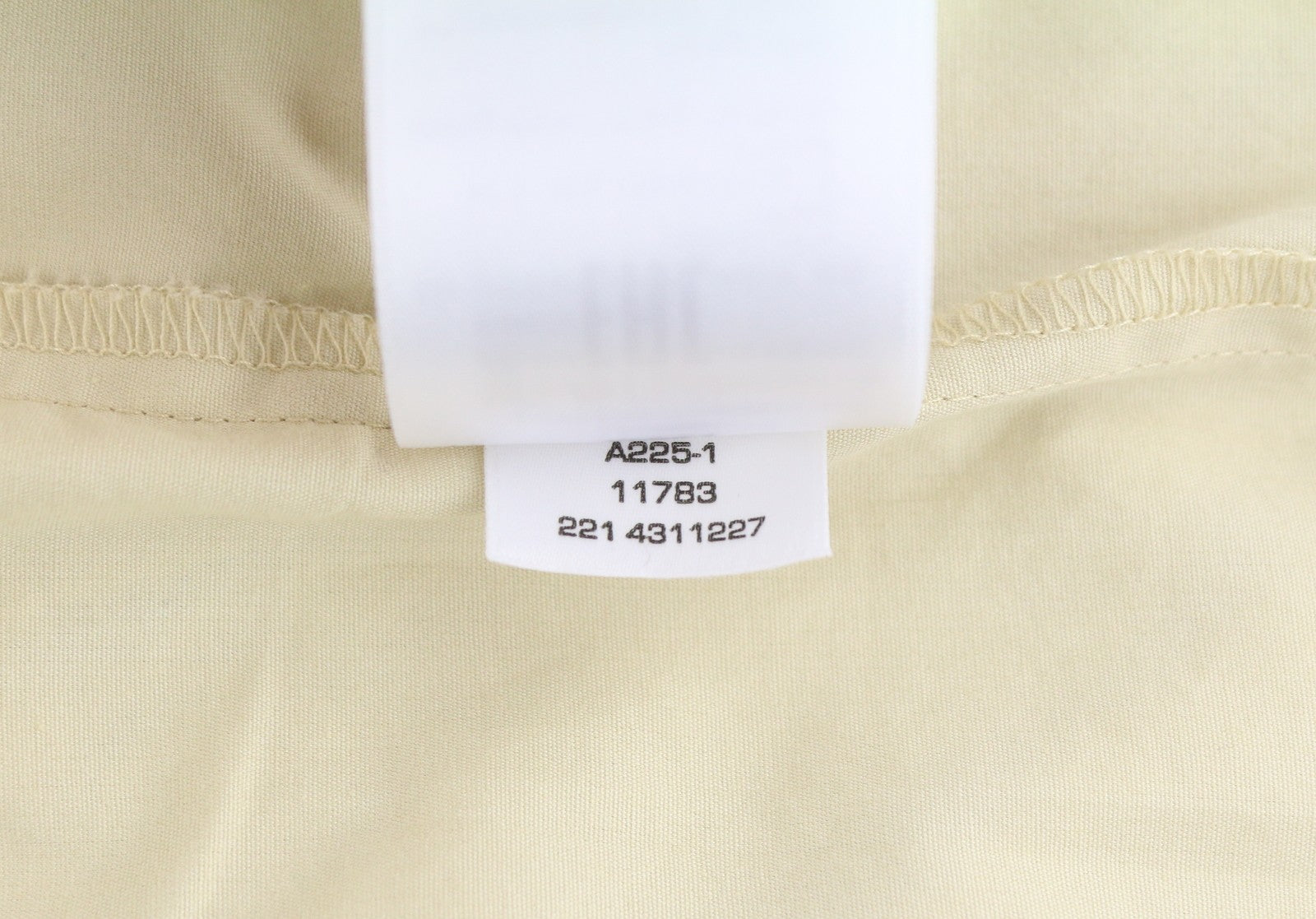 GANT Lux Poplin Popover Women Blouse EU46 Desert Beige V-Neck 3/4 Sleeve