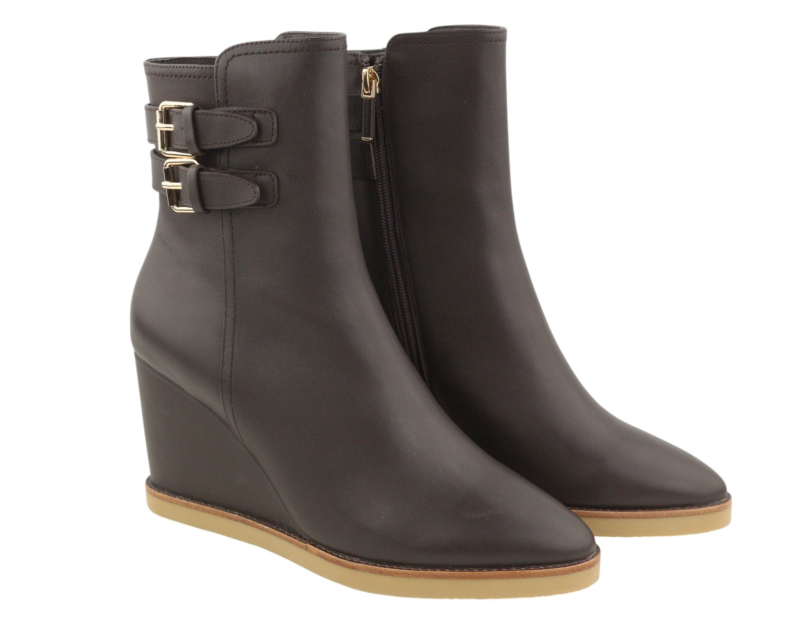 LOLA CRUZ Dana II Women Boots EU40 Brown Leather Platform Pointed Toe