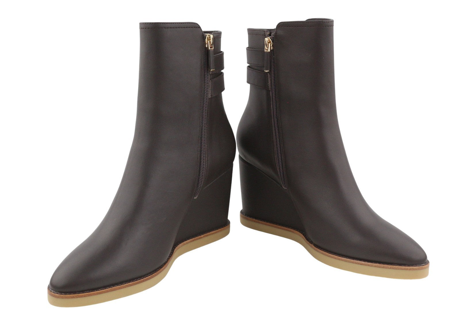 LOLA CRUZ Dana II Women Boots EU40 Brown Leather Platform Pointed Toe