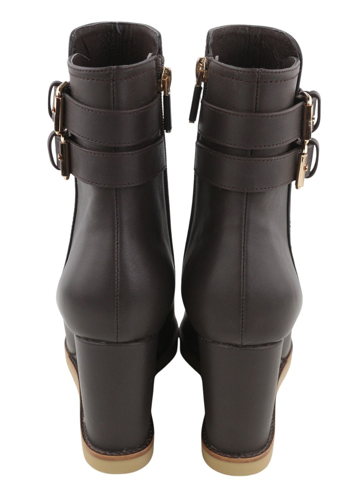 LOLA CRUZ Dana II Women Boots EU40 Brown Leather Platform Pointed Toe