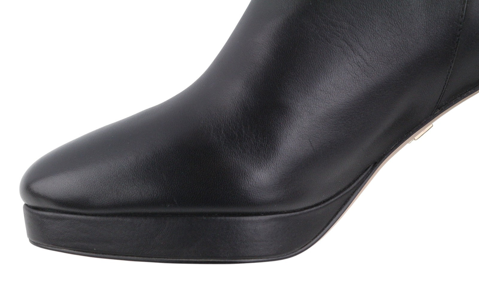 LOLA CRUZ Kaus Women Boots EU41 Black Leather Almond Toe Heeled Zipper