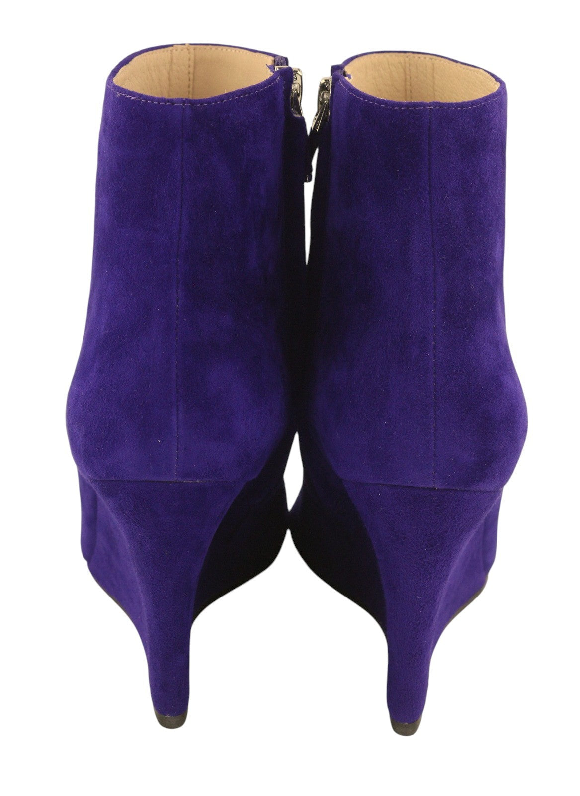 LOLA CRUZ Renes Women Boots EU38 Blue Suede Platform Pointed Heel RRP245