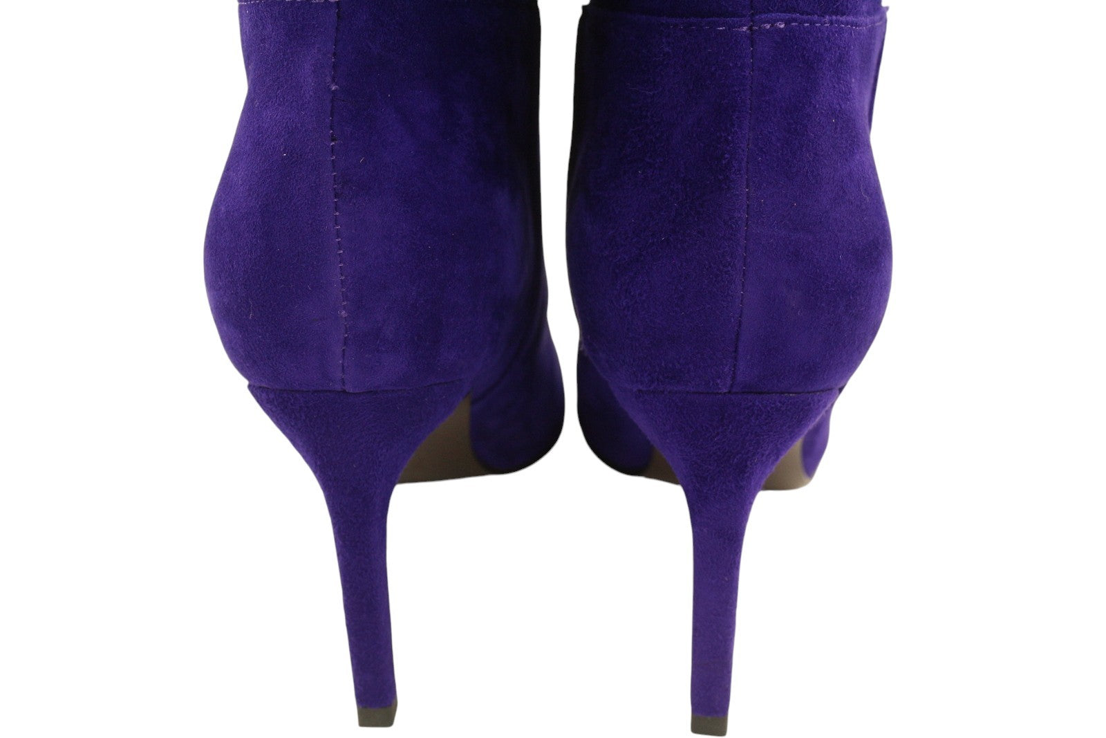 BIBI LOU Women Boots EU38 Blue Suede Leather Crinkled Almond Toe Heels