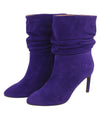 Blue Leather Boots
