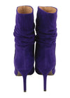 Blue Leather Boots
