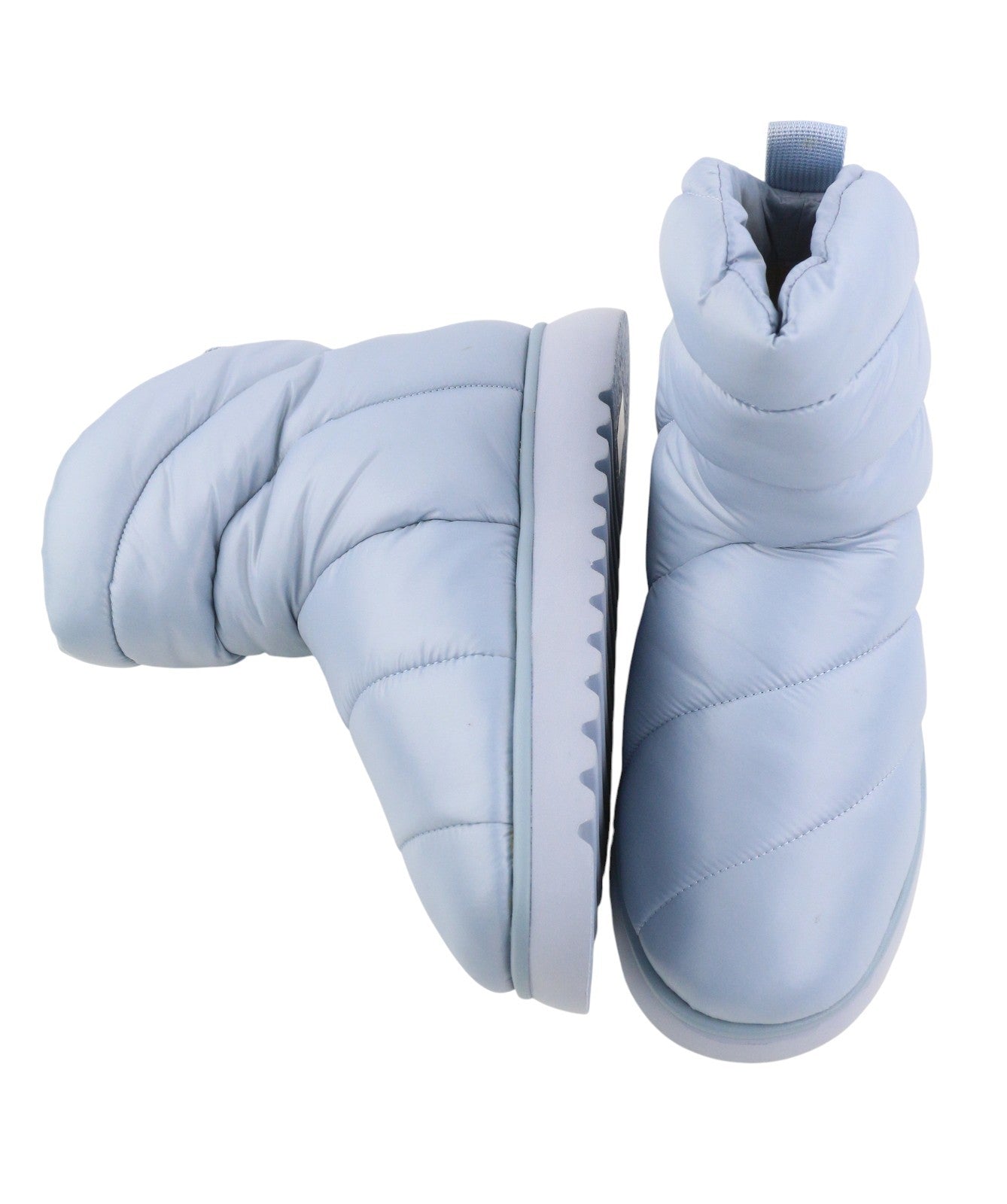 BIBI LOU Women Boots EU37 Light Blue Quilted Padded Ankle Winter RRP165