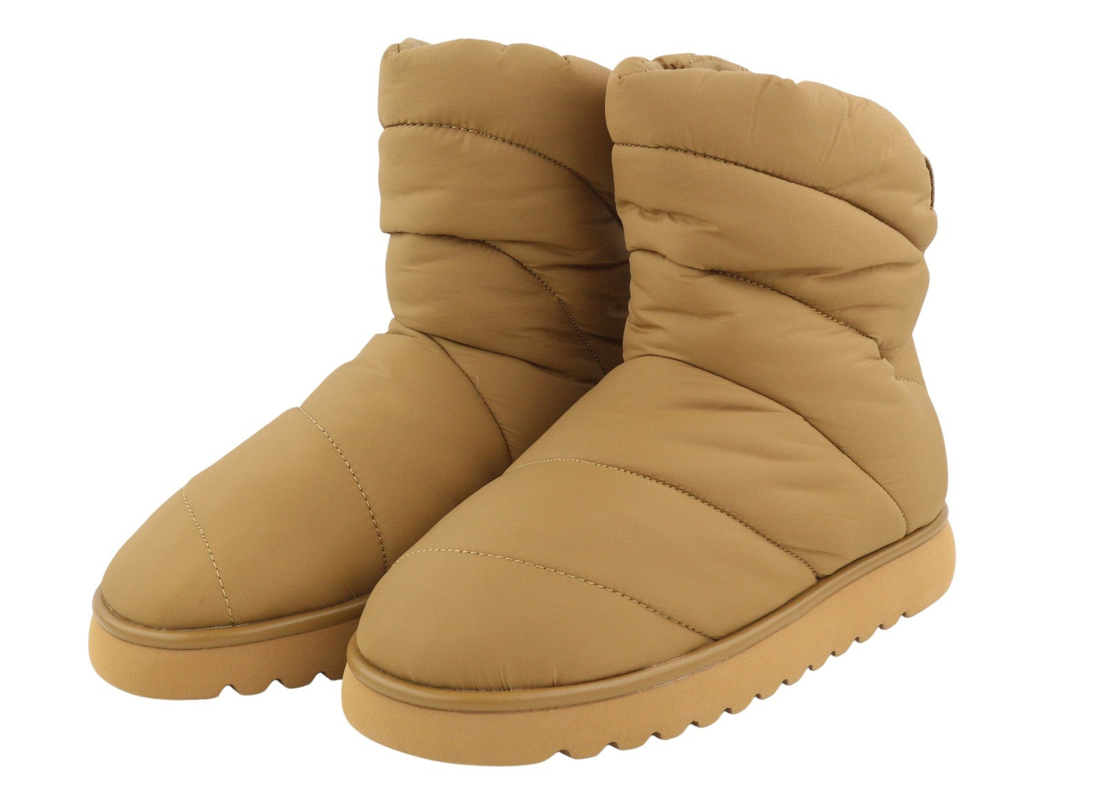 BIBI LOU Women Boots EU36 Camel Brown Quilted Padded Ankle Winter RRP165