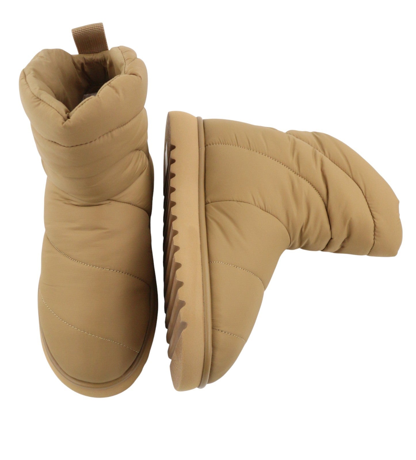 BIBI LOU Women Boots EU36 Camel Brown Quilted Padded Ankle Winter RRP165