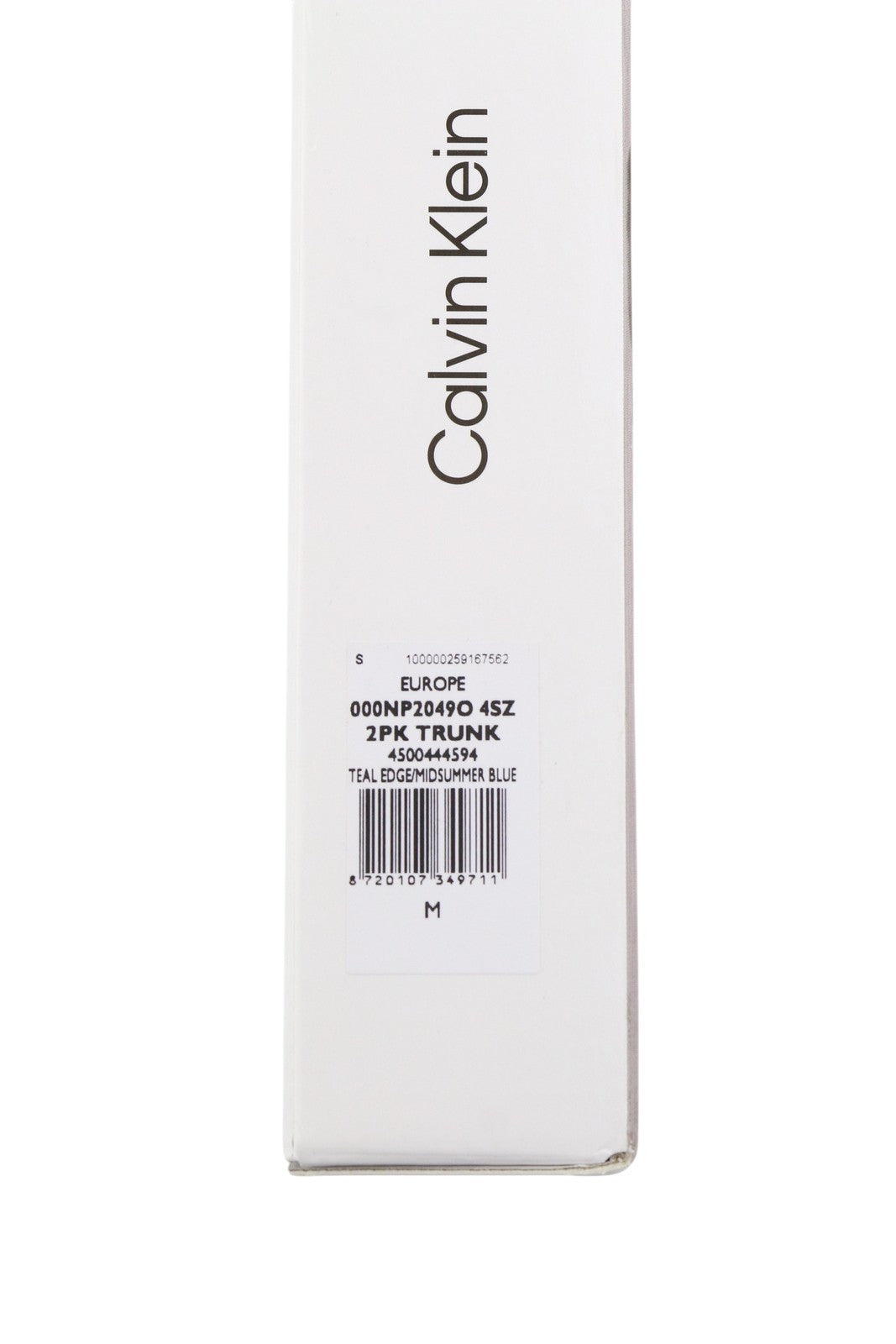 CALVIN KLEIN 2PK Trunk Men Underwear M Limited Edition Cotton Stretch Logo