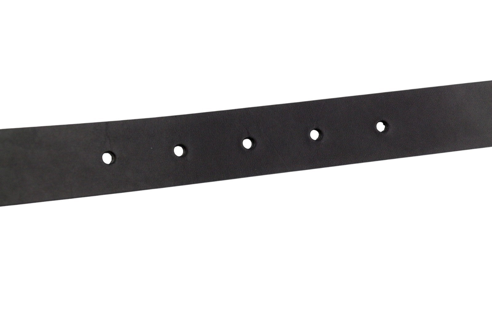 GANT Women Belt 95 CM Black Leather Silver Buckle Logo Casual