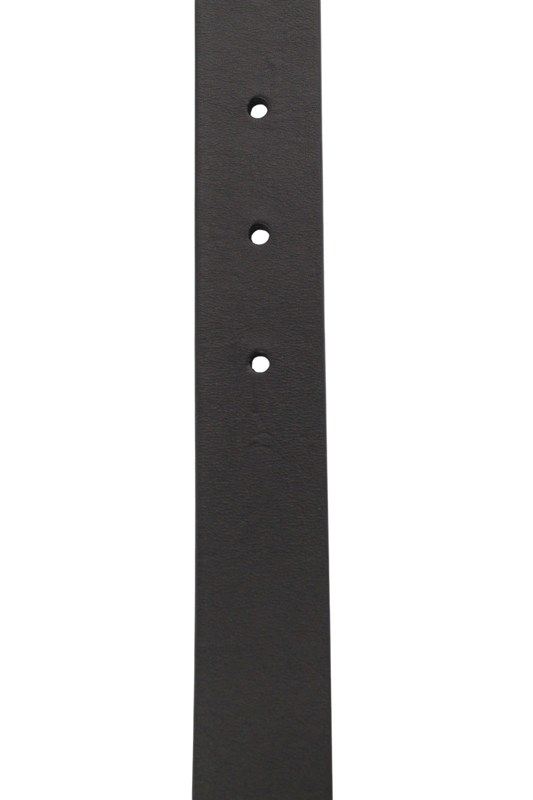 GANT Women Belt 85 CM Black Leather Silver Buckle Logo Casual