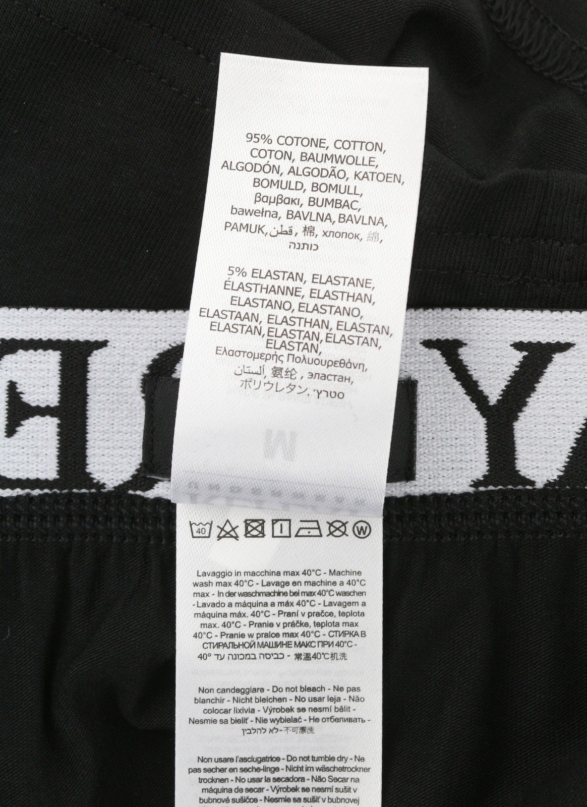 REPLAY Men Underwear 2XL Black Red Logo Cotton Stretch Trunks 2 Pack