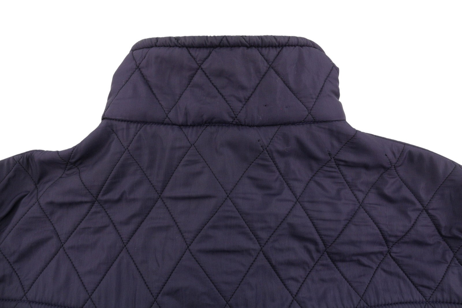 BARBOUR International Quilt Women Jacket EU40 Purple Fleece Lined Lightweight