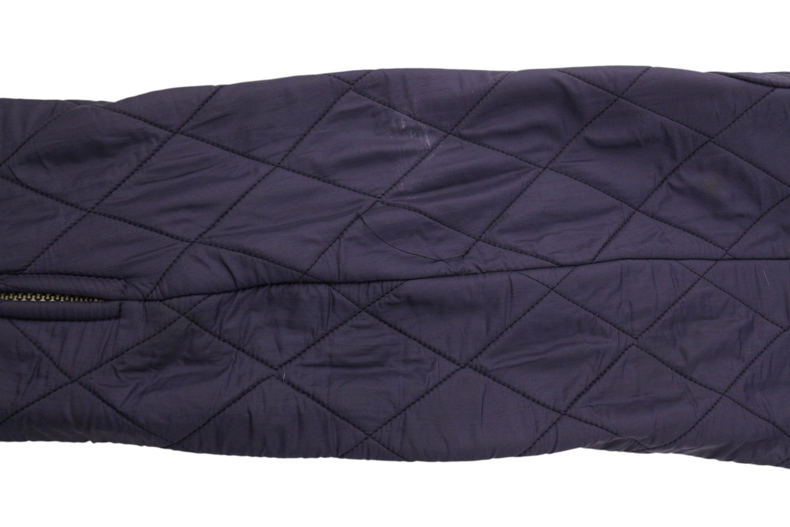 BARBOUR International Quilt Women Jacket EU40 Purple Fleece Lined Lightweight