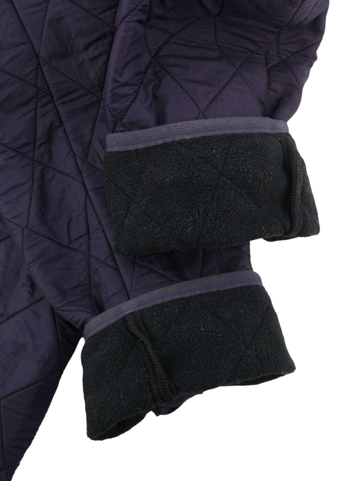 BARBOUR International Quilt Women Jacket EU40 Purple Fleece Lined Lightweight