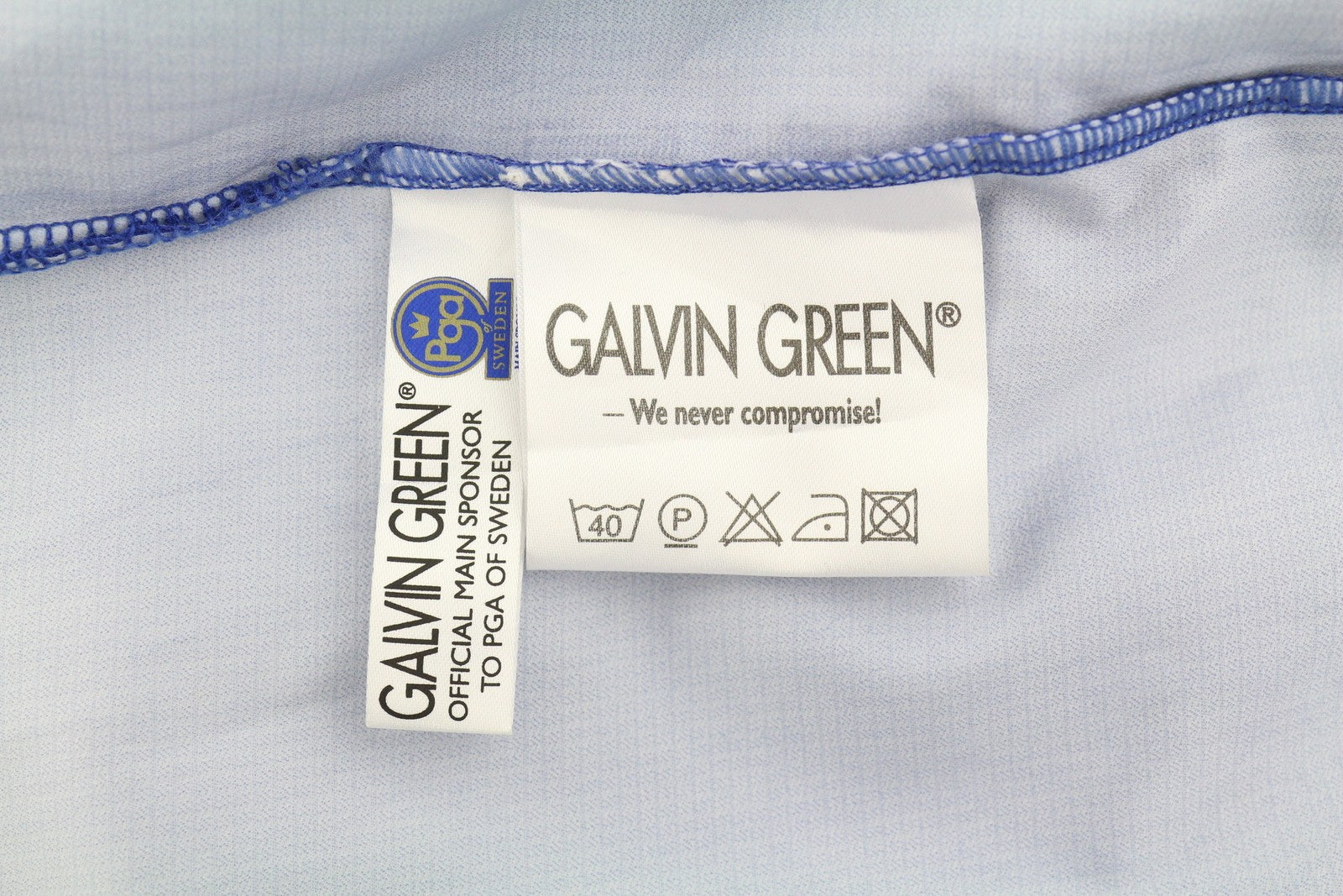 GLAVIN GREEN Gore Men Jacket M Blue Windproof V-Neck Lightweight Pull On Vintage