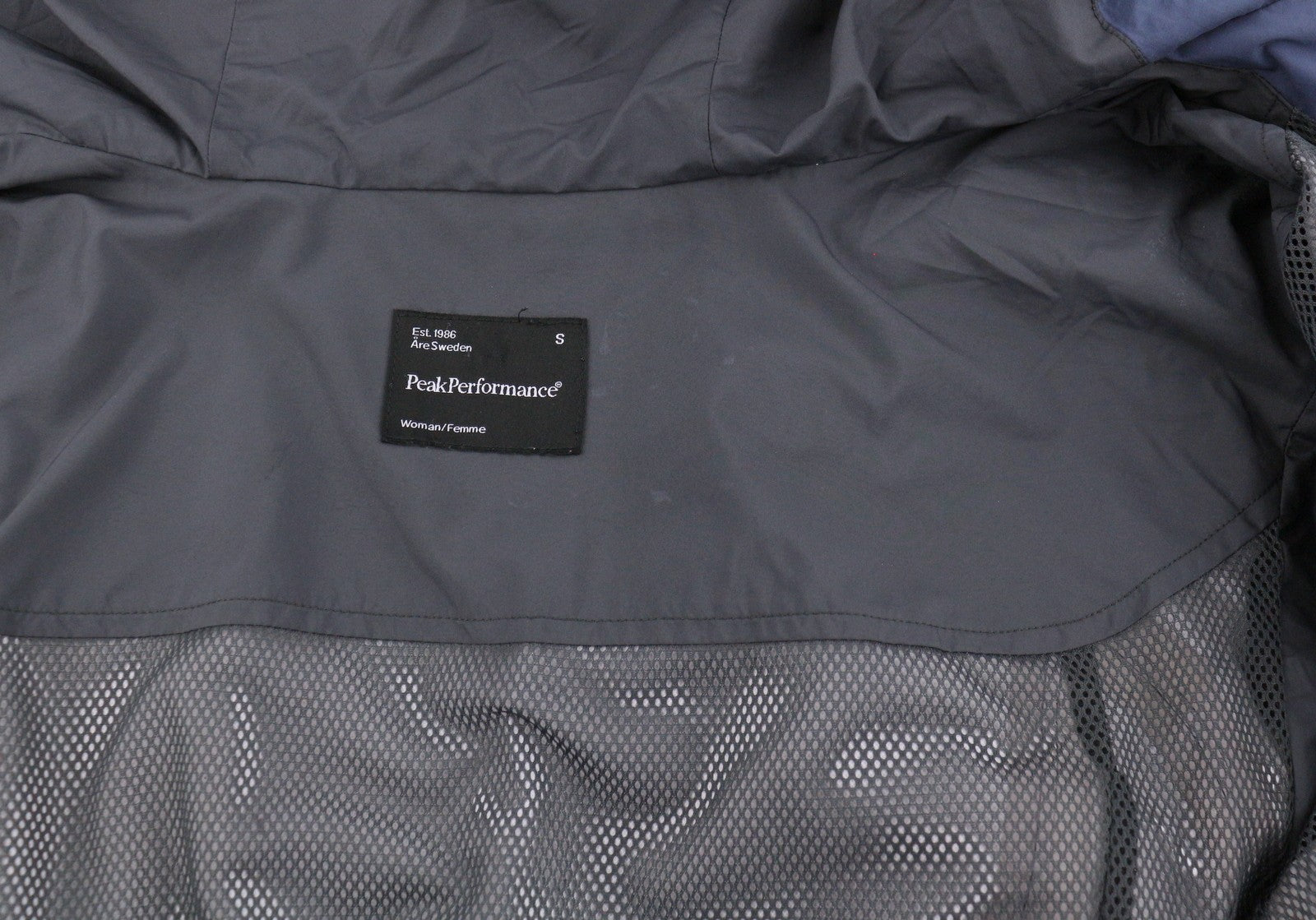 PEAK PERFORMANCE W Protect J Women Jacket S Blue HiPe Hooded Lightweight