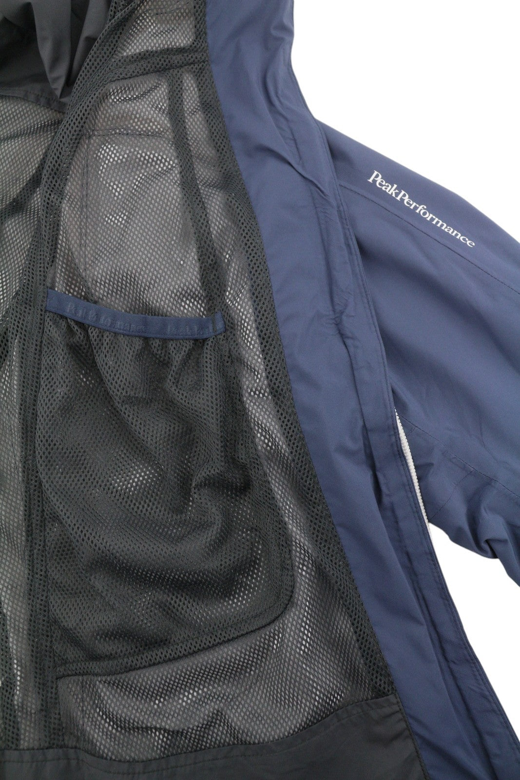PEAK PERFORMANCE W Protect J Women Jacket S Blue HiPe Hooded Lightweight