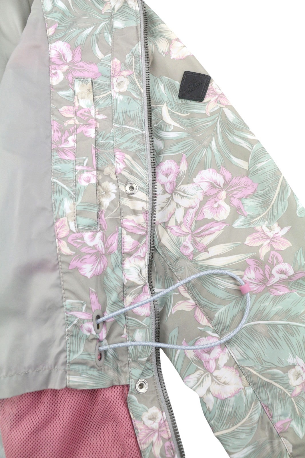 O'NEILL Adventure Women Jacket M Floral Print Internal Shoulder Straps Parka