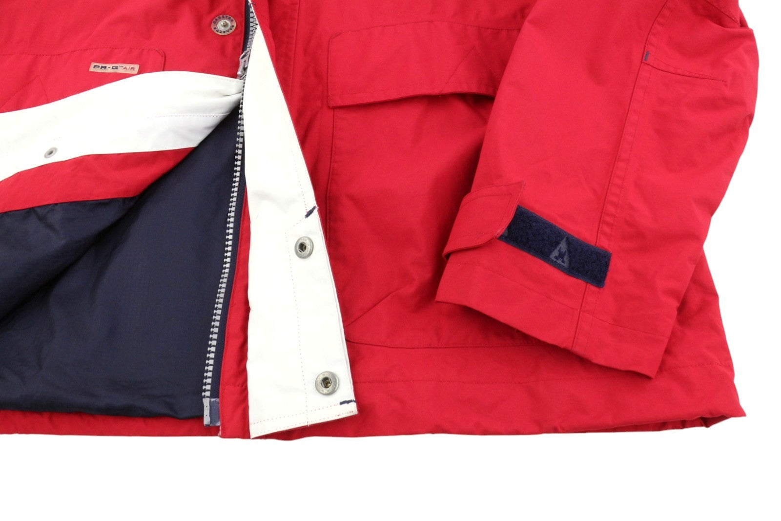 GAASTRA Watergear Men Jacket M Red Hooded Full Zip Lightweight