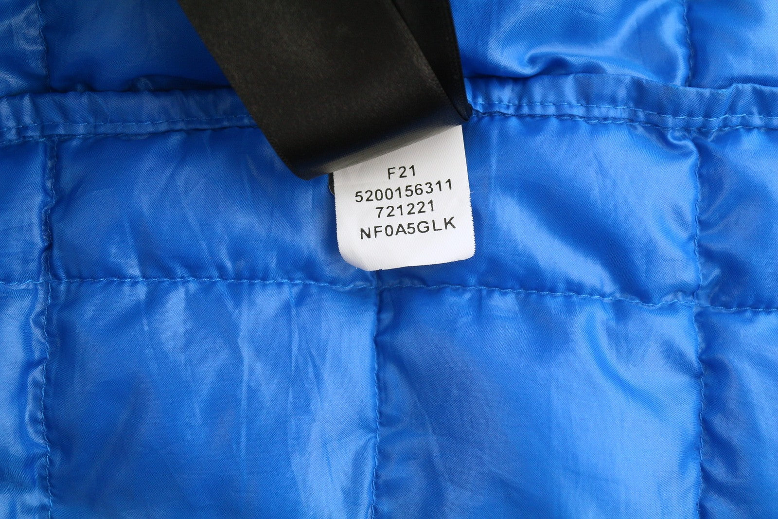 THE NORTH FACE Thermoball Eco Men Jacket XL Blue Padded Quilted Hooded Full Zip