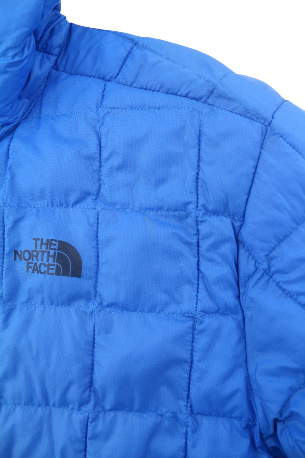 THE NORTH FACE Thermoball Eco Men Jacket XL Blue Padded Quilted Hooded Full Zip