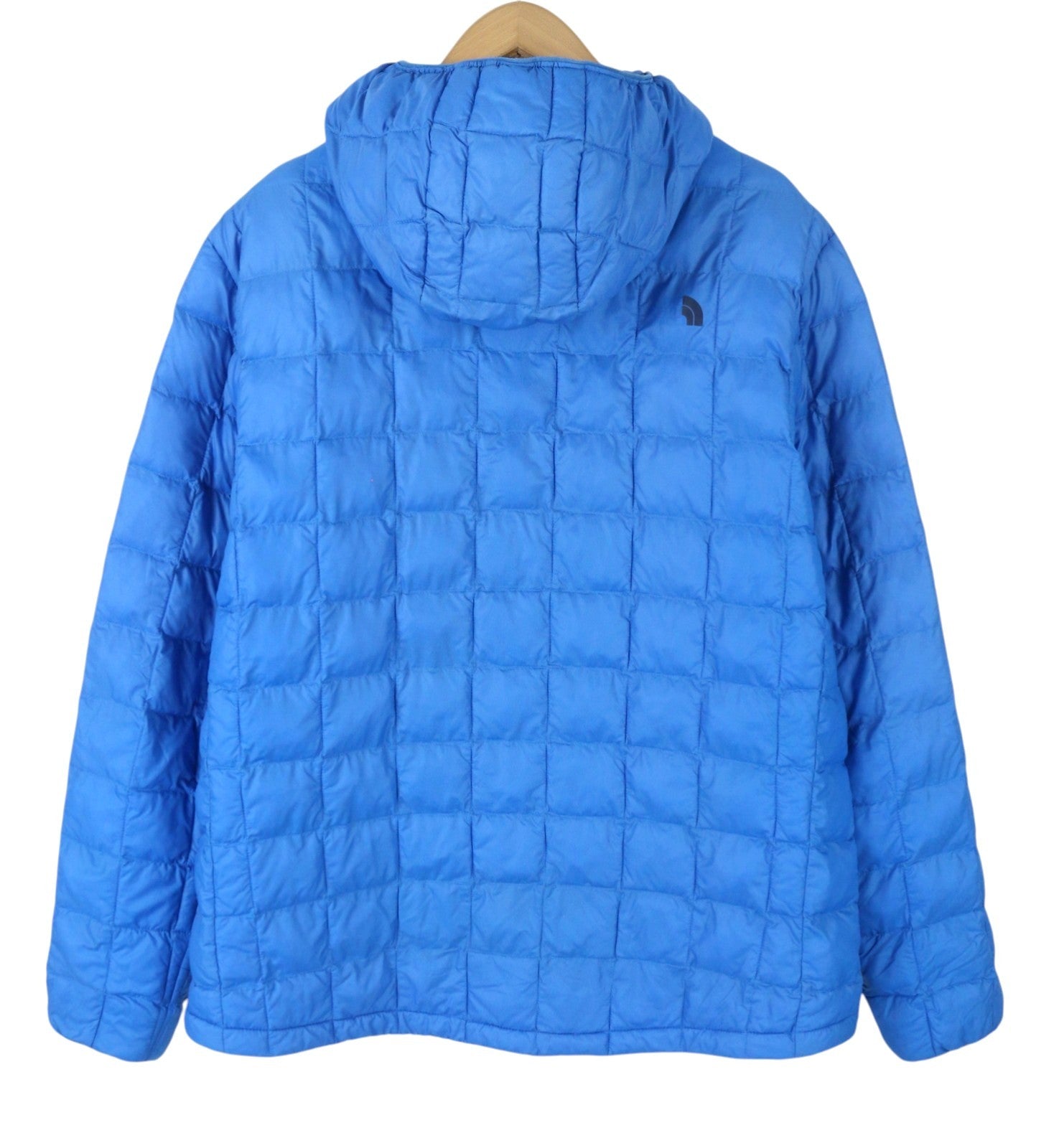 THE NORTH FACE Thermoball Eco Men Jacket XL Blue Padded Quilted Hooded Full Zip