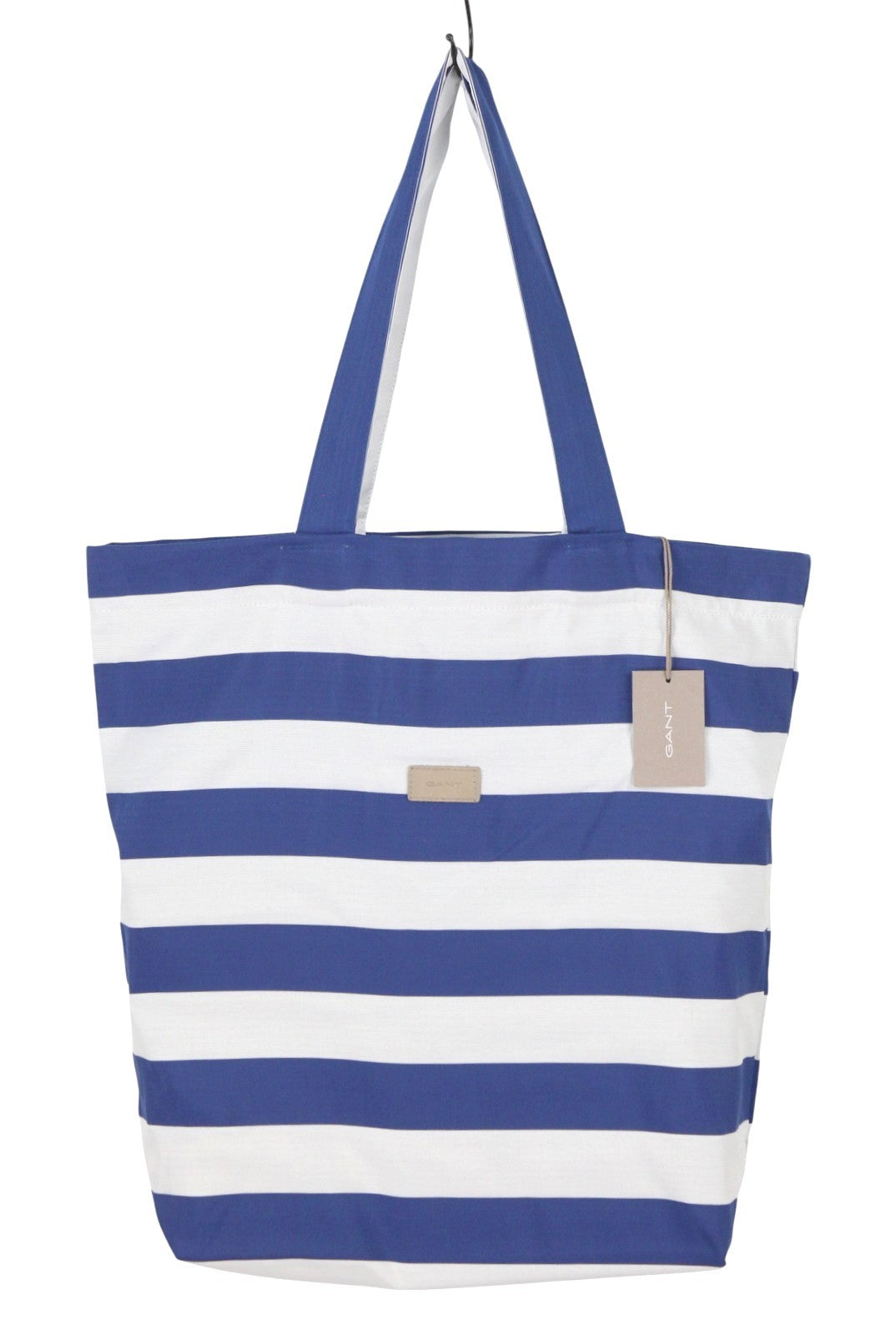 GANT UV Stripe Women Bag OS Yankee Blue White Beach Tote Shopper Lightweight