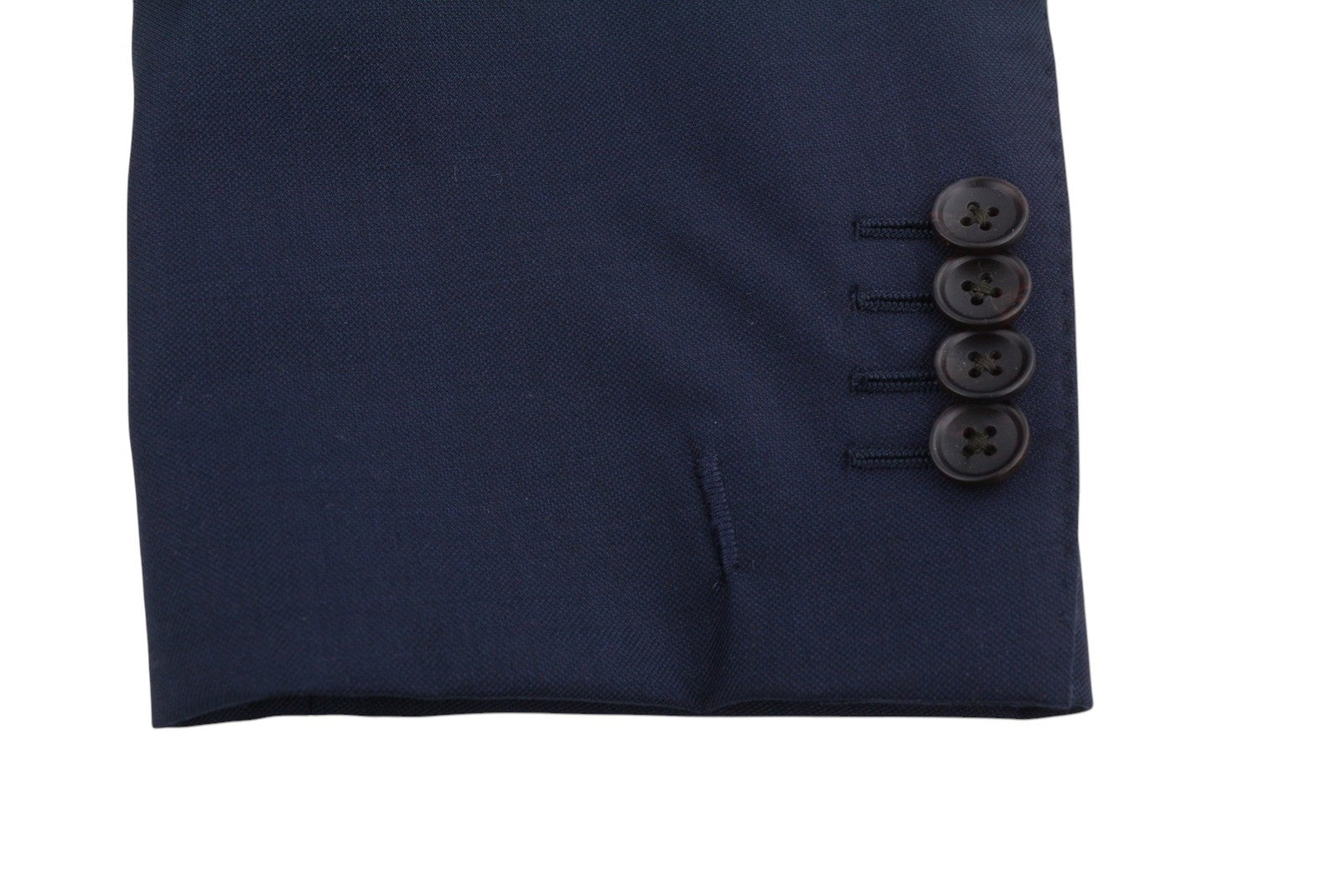 SUITSUPPLY Lazio Single Breasted Men Blazer UK46S Dark Blue Wool Notch Lapel