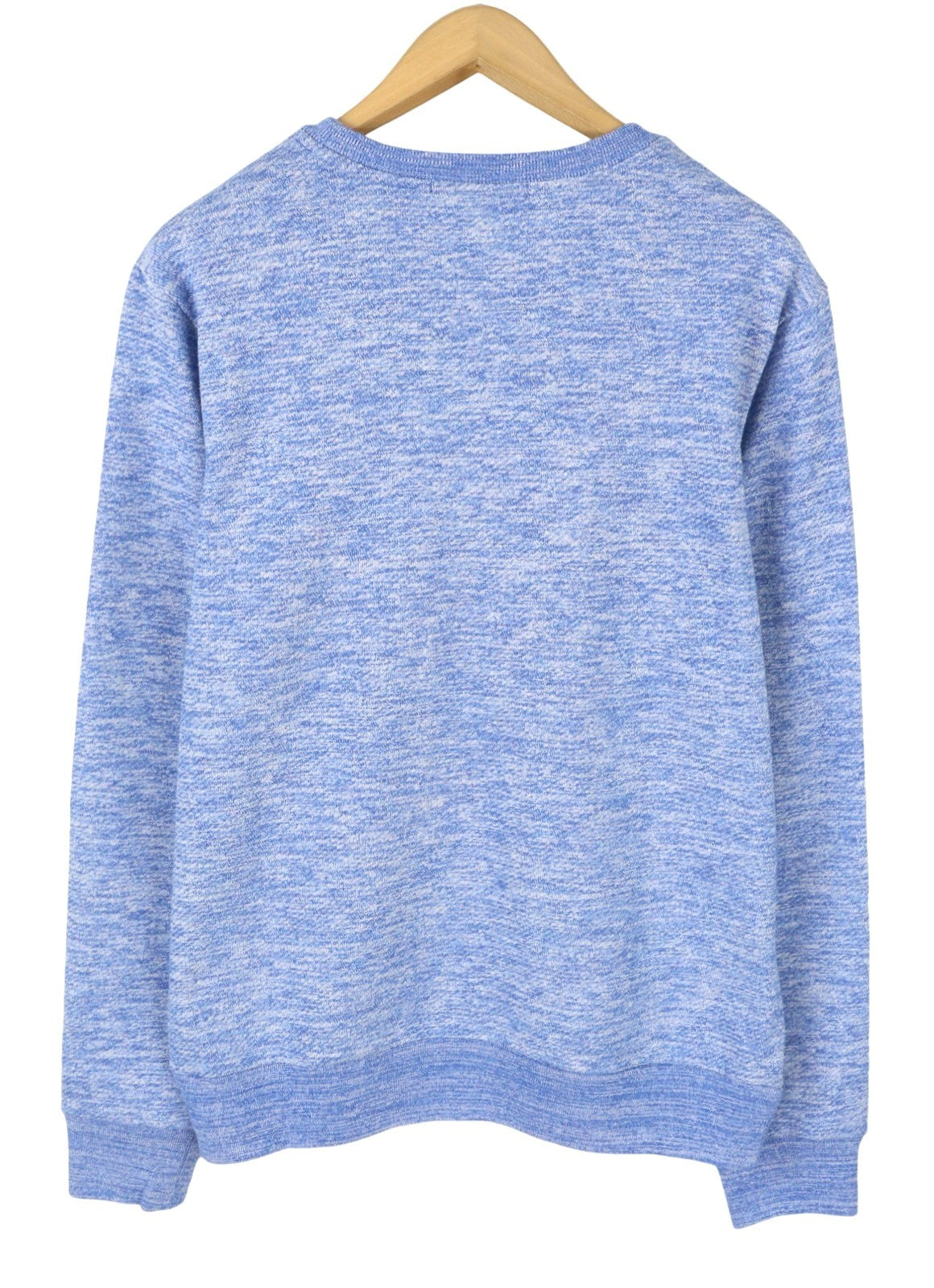 SCOTCH & SODA Men Sweatshirt M Blue Melange Crew Neck Long Sleeved Pull On