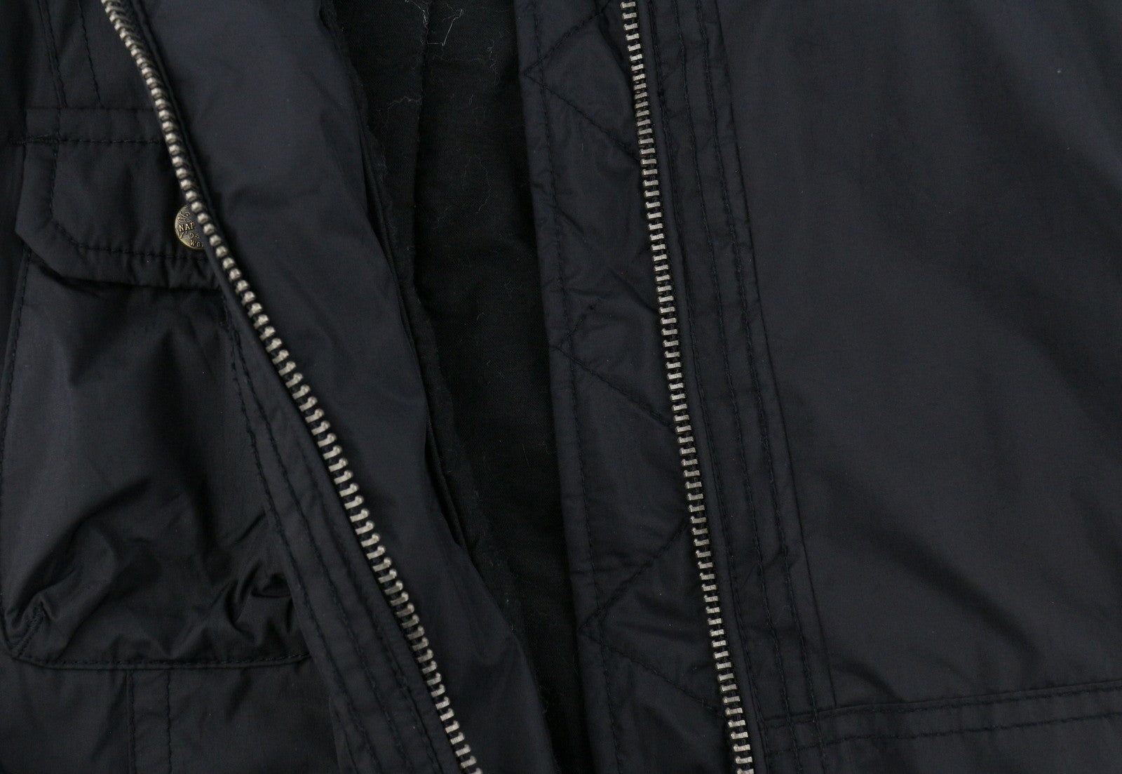 NAPAPIJRI N0YBUA Women Jacket L Black Padded High Neck Mid-Length Parka